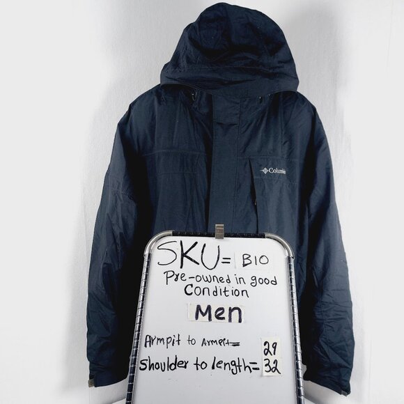 Columbia Men's Black Omni-Heat Interchange Whirlibird Windbreaker Jacket Size XL - Picture 13 of 13